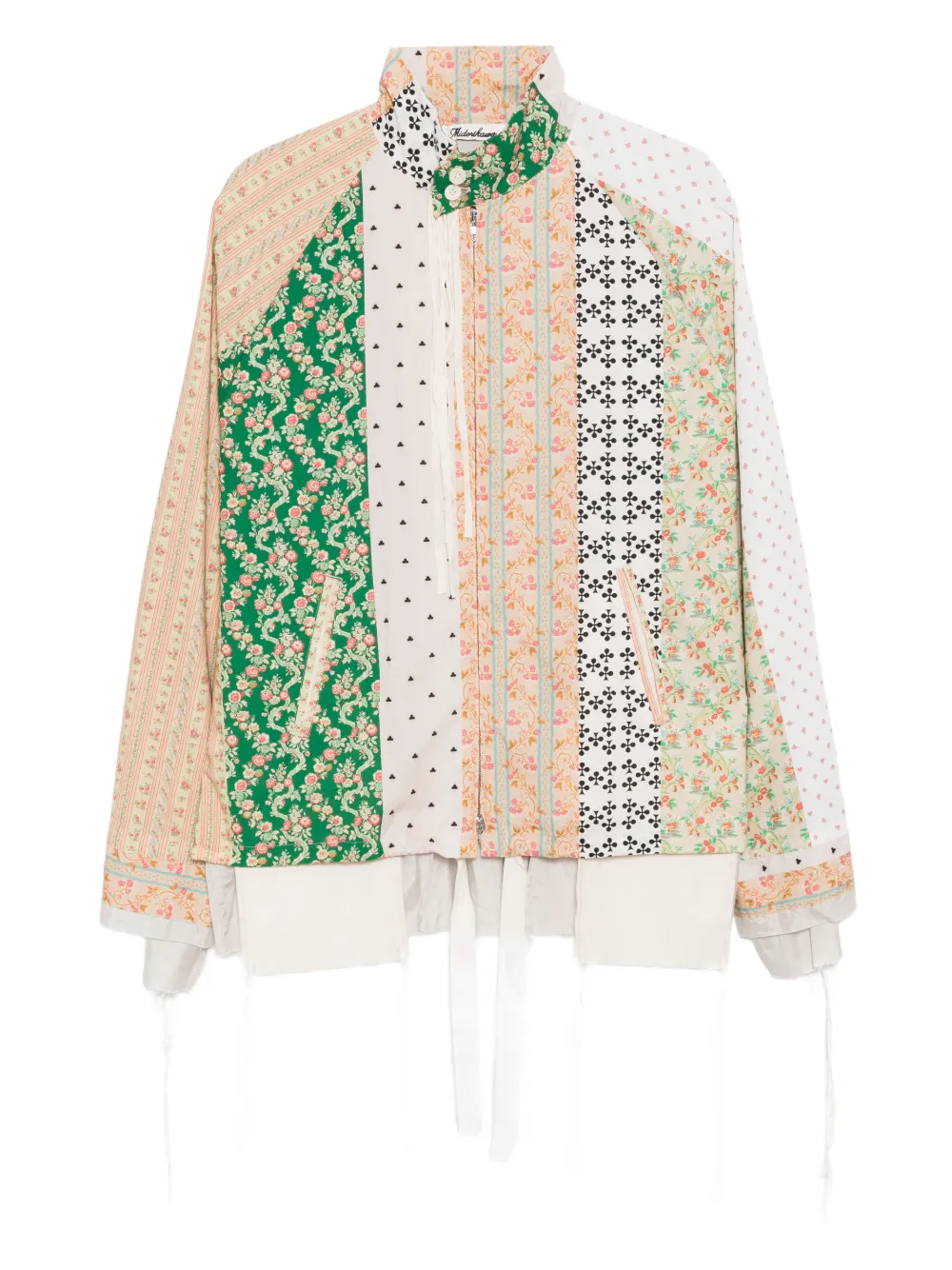 midorikawa floral-print jacket | Neutrals | Image 1