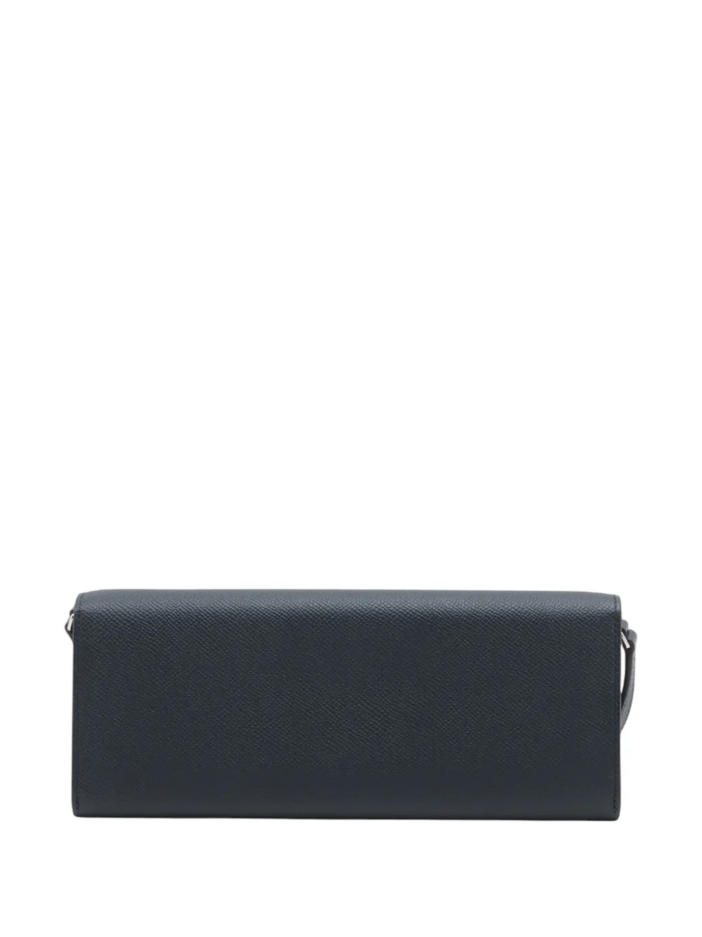 Hermès Pre-owned 2023 Epsom Chaine D Ancre to Go Wallet Crossbody Bag in Blue, view 3