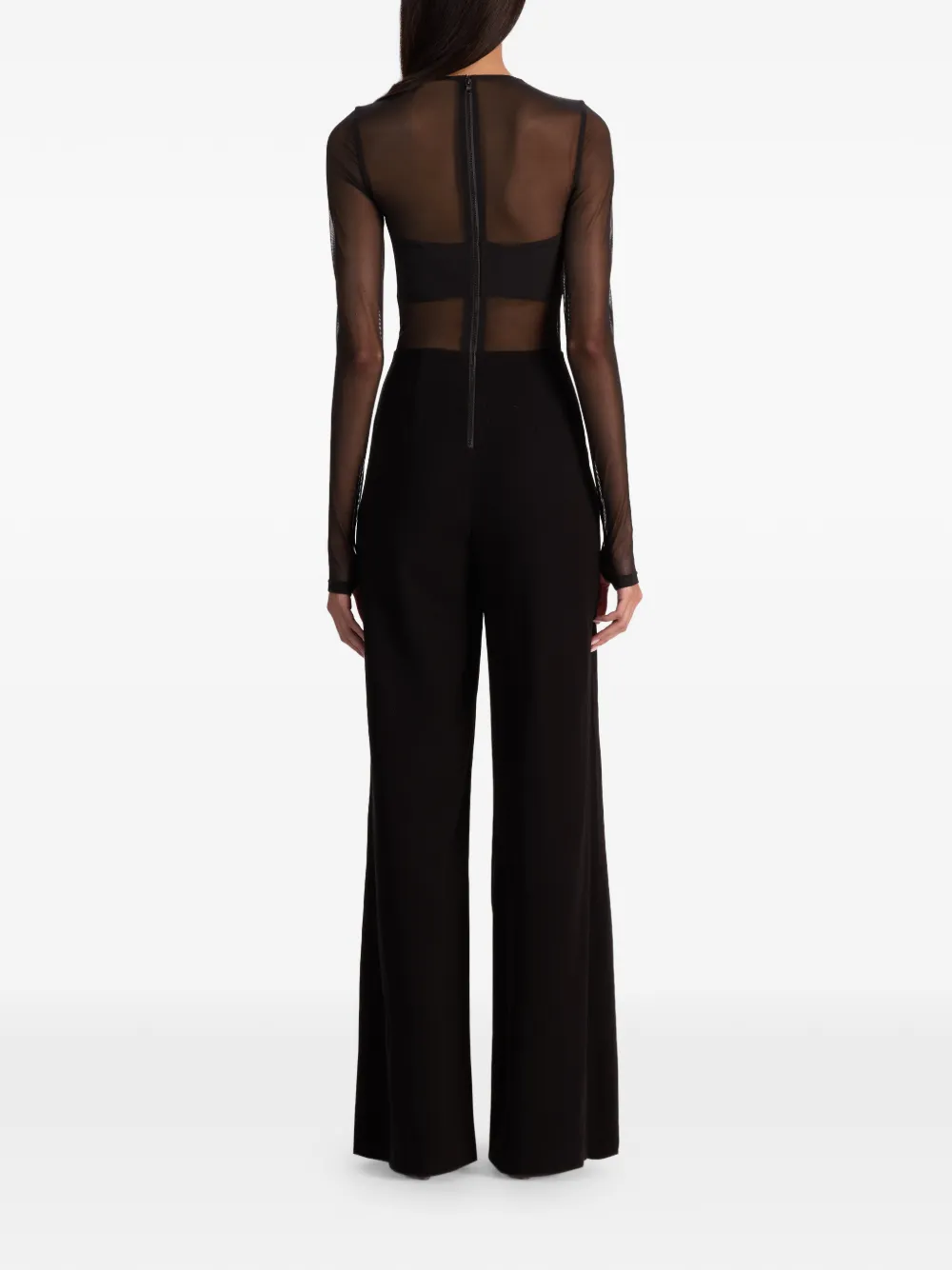 Alice And Olivia Nichol Jumpsuit In Black