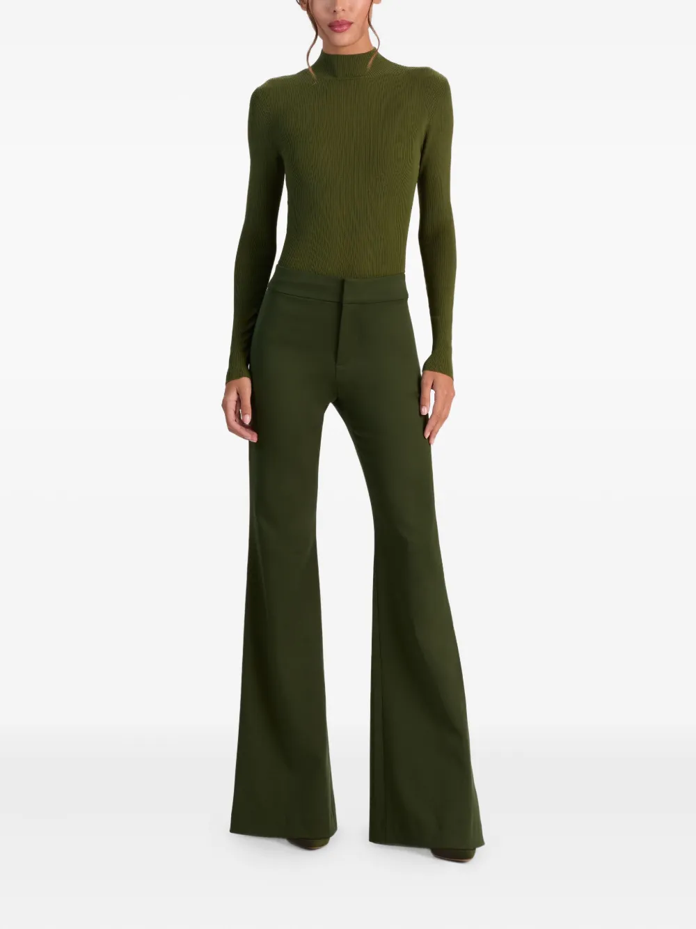 Alice + olivia Andrew flared trousers - Groen
