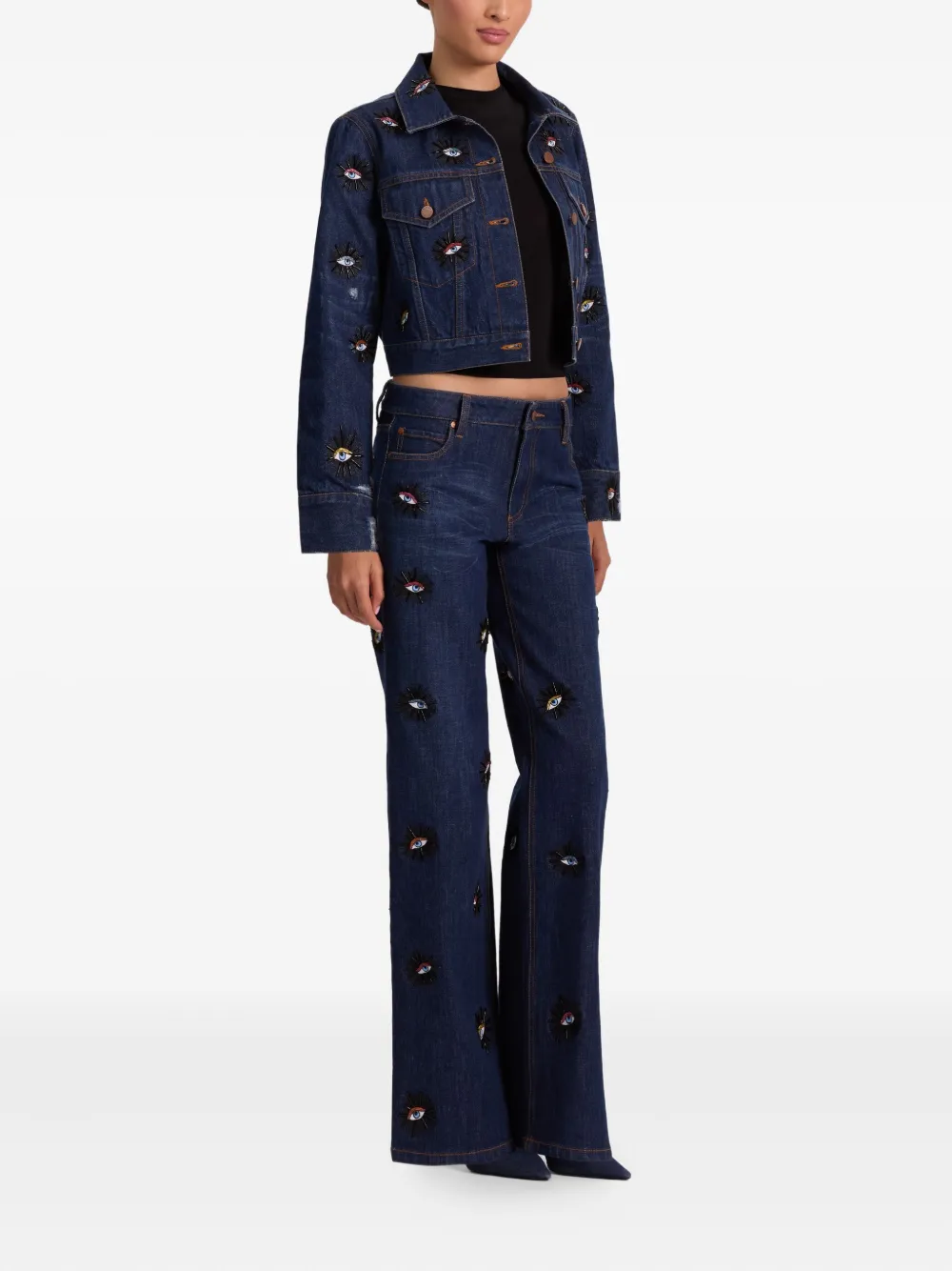 Chloe eyes-embellished jacket