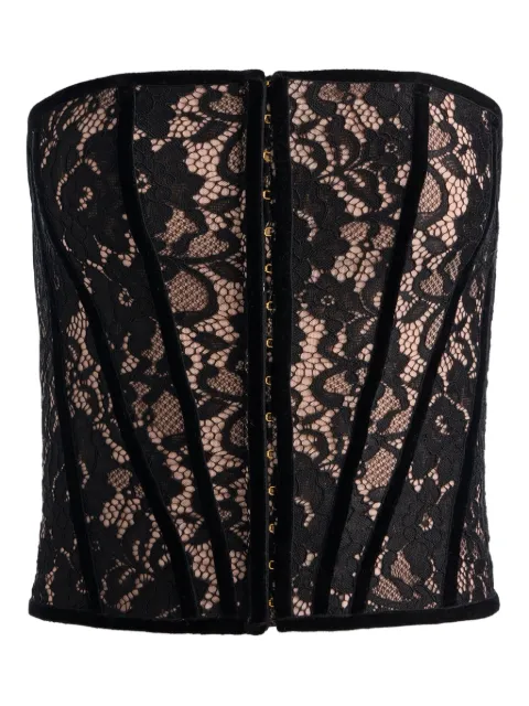 alice + olivia Cosette lace-design corset