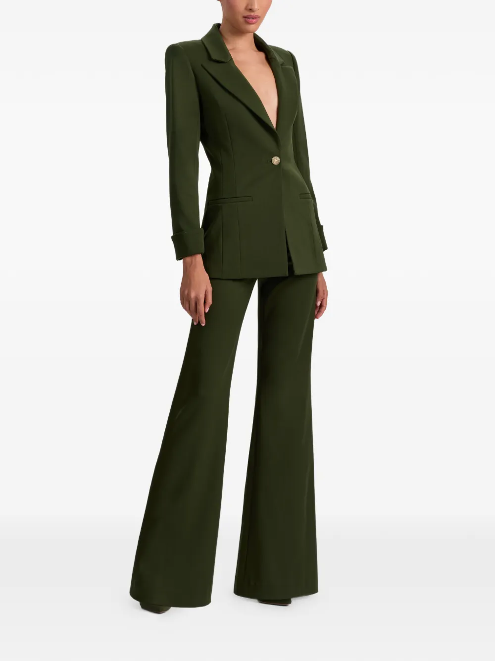  Alice + Olivia Burns Blazer - Green 