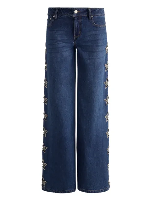 alice + olivia jeans con detalle de estrella