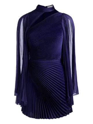 Alice + Olivia Aurelie Mini Dress | Blue | FARFETCH