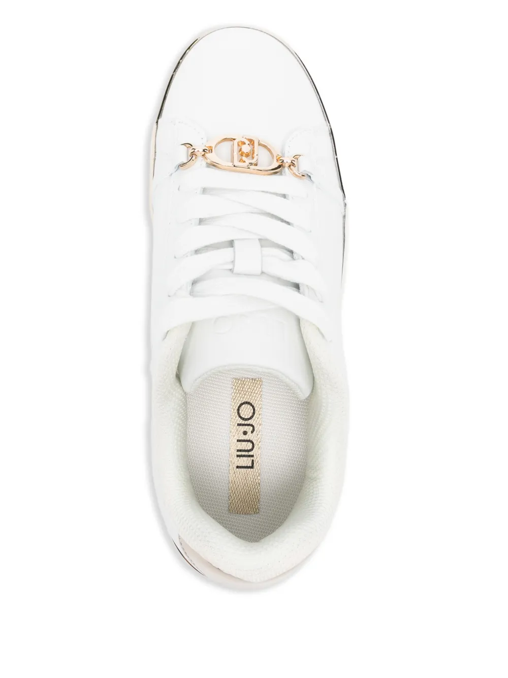 Liu •jo Kiki 01 Logo-detail Sneakers In White