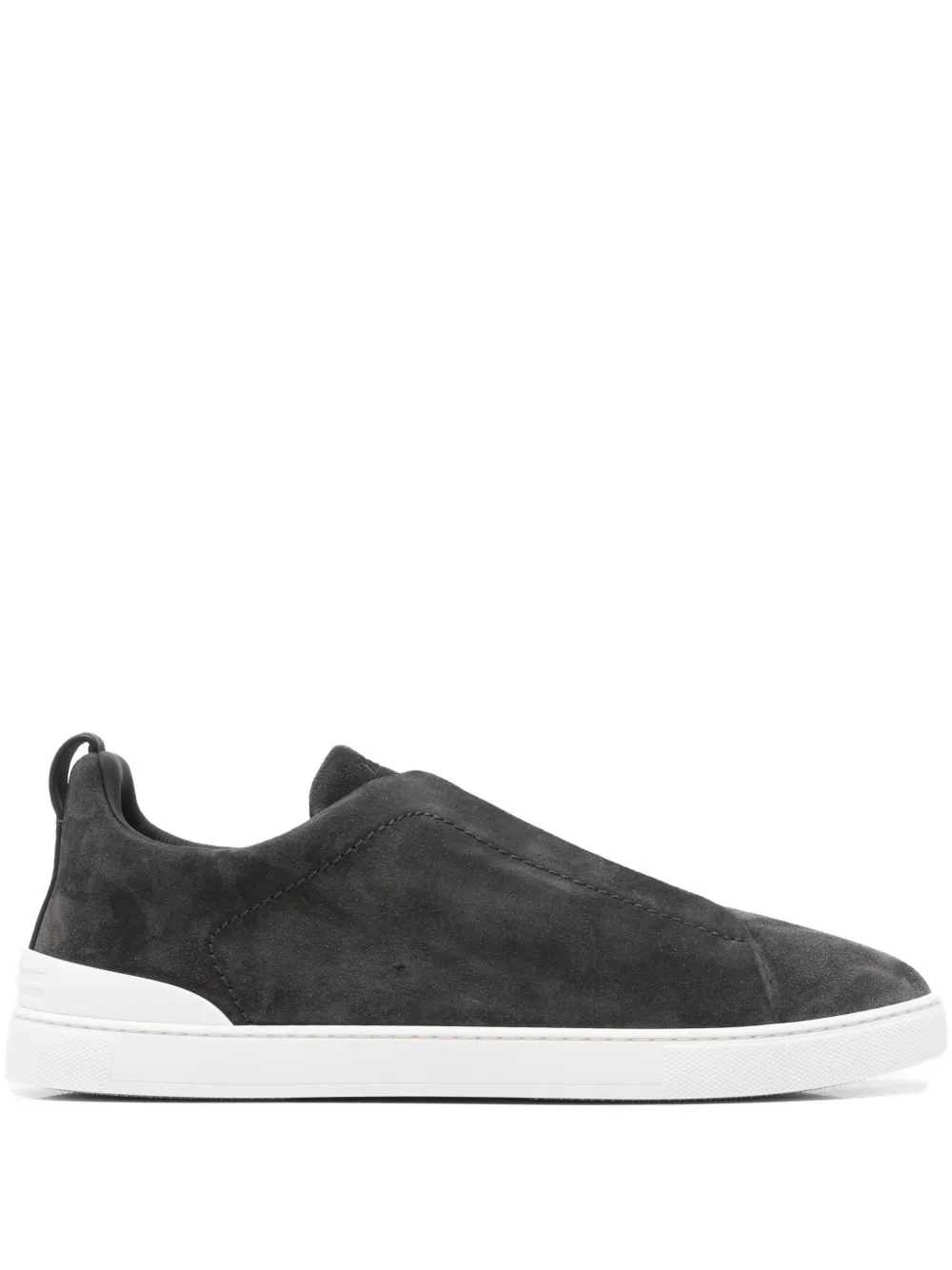 Zegna Triple Stitch slip-on sneakers | gris | Image 1