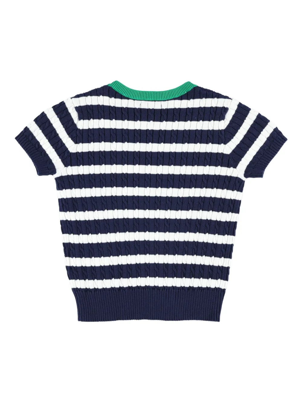 POLO RALPH LAUREN KIDS Gebreid rokset met strepen Blauw