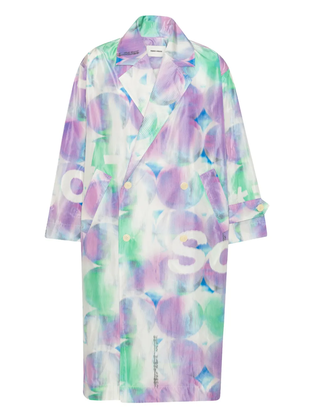 Henrik Vibskov Cappotto con bottoni - Bianco