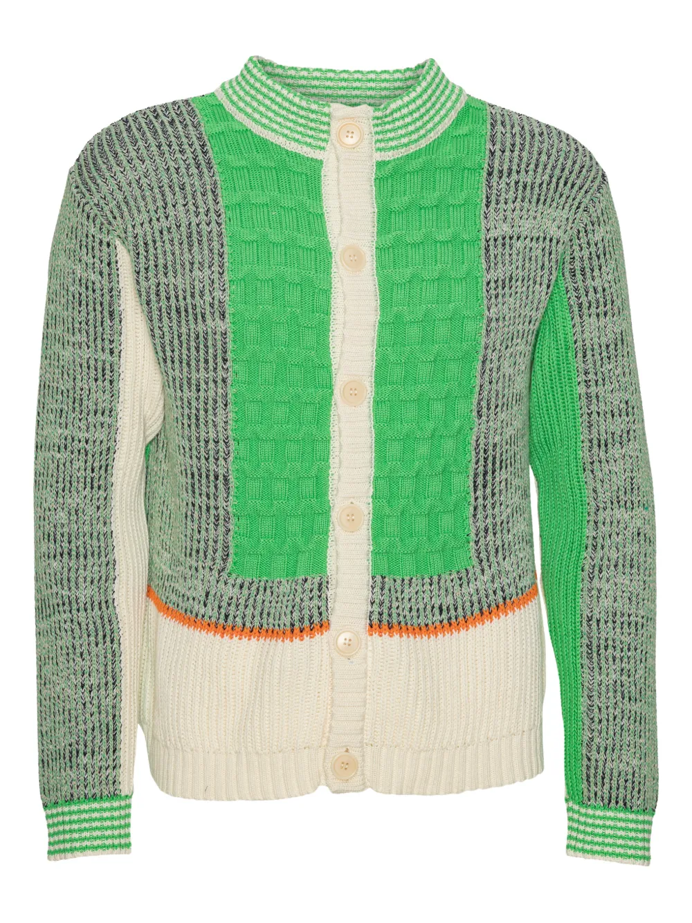 Henrik Vibskov Cardigan lavorato a maglia - Verde