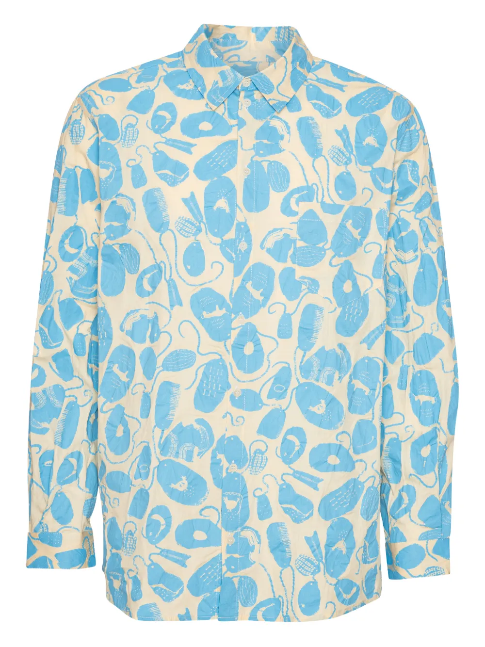 Henrik Vibskov printed shirt - Nude