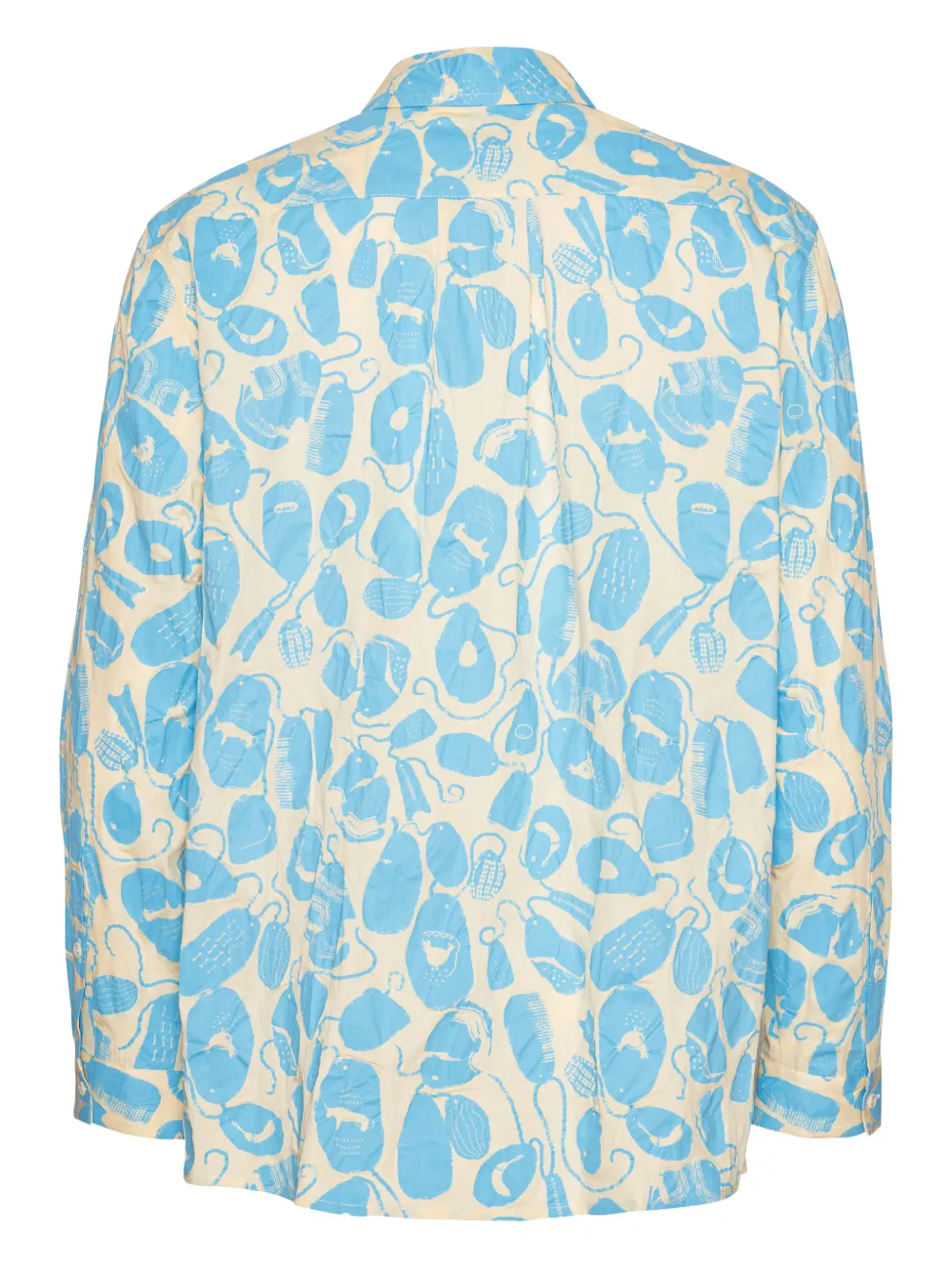 Henrik Vibskov printed shirt - Beige