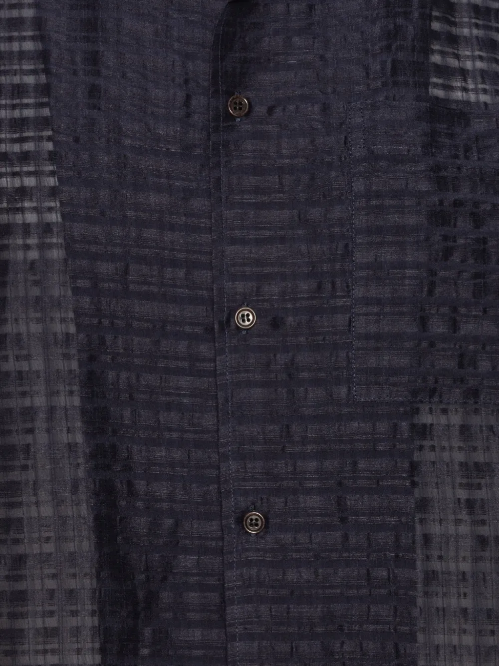 Henrik Vibskov Geruit overhemd Blauw