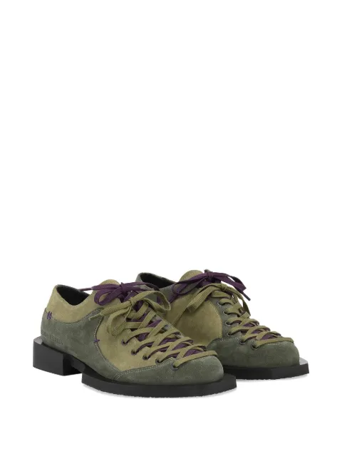 Henrik Vibskov Kelly suede panelled lace-up shoes
