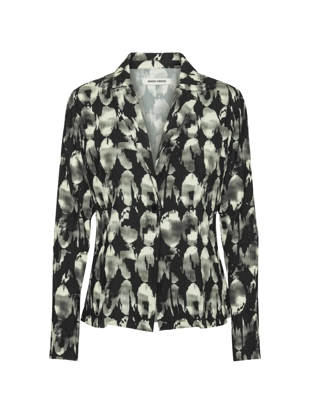 Henrik Vibskov plissé blazer - Schwarz