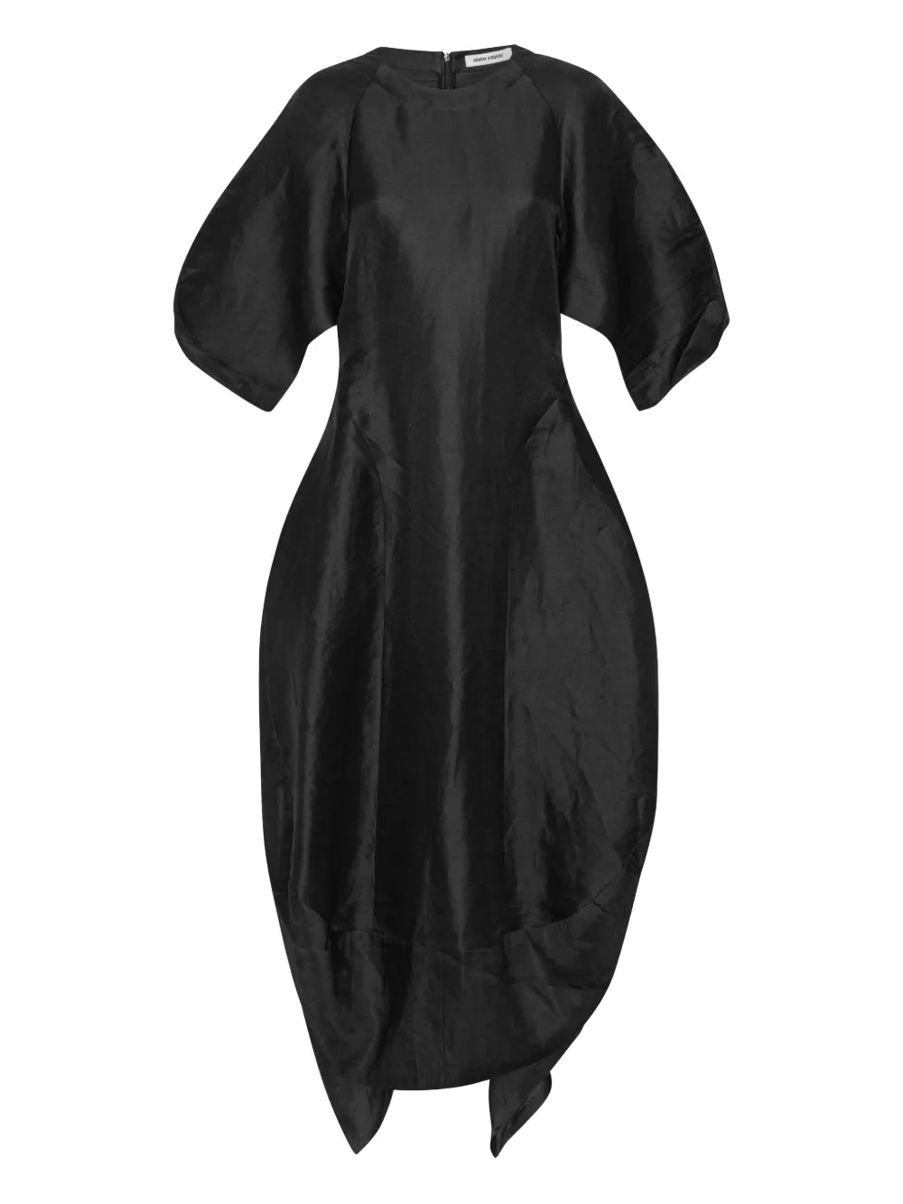 Henrik Vibskov balloon asymmetric dress - Nero