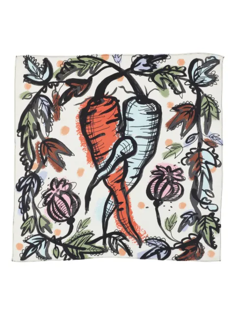 Henrik Vibskov carrot-motif scarf