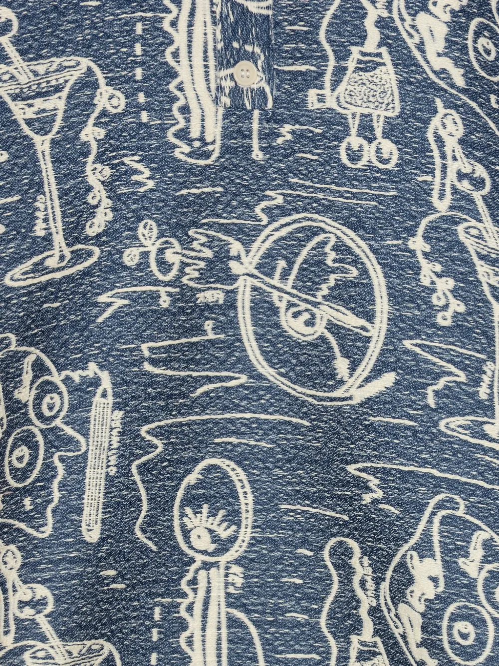Henrik Vibskov T-shirt met grafische print Blauw