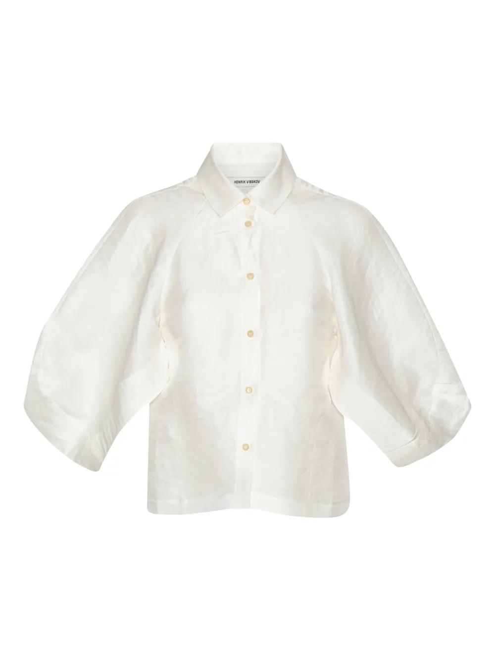 Henrik Vibskov balloon-sleeve shirt - Weiß