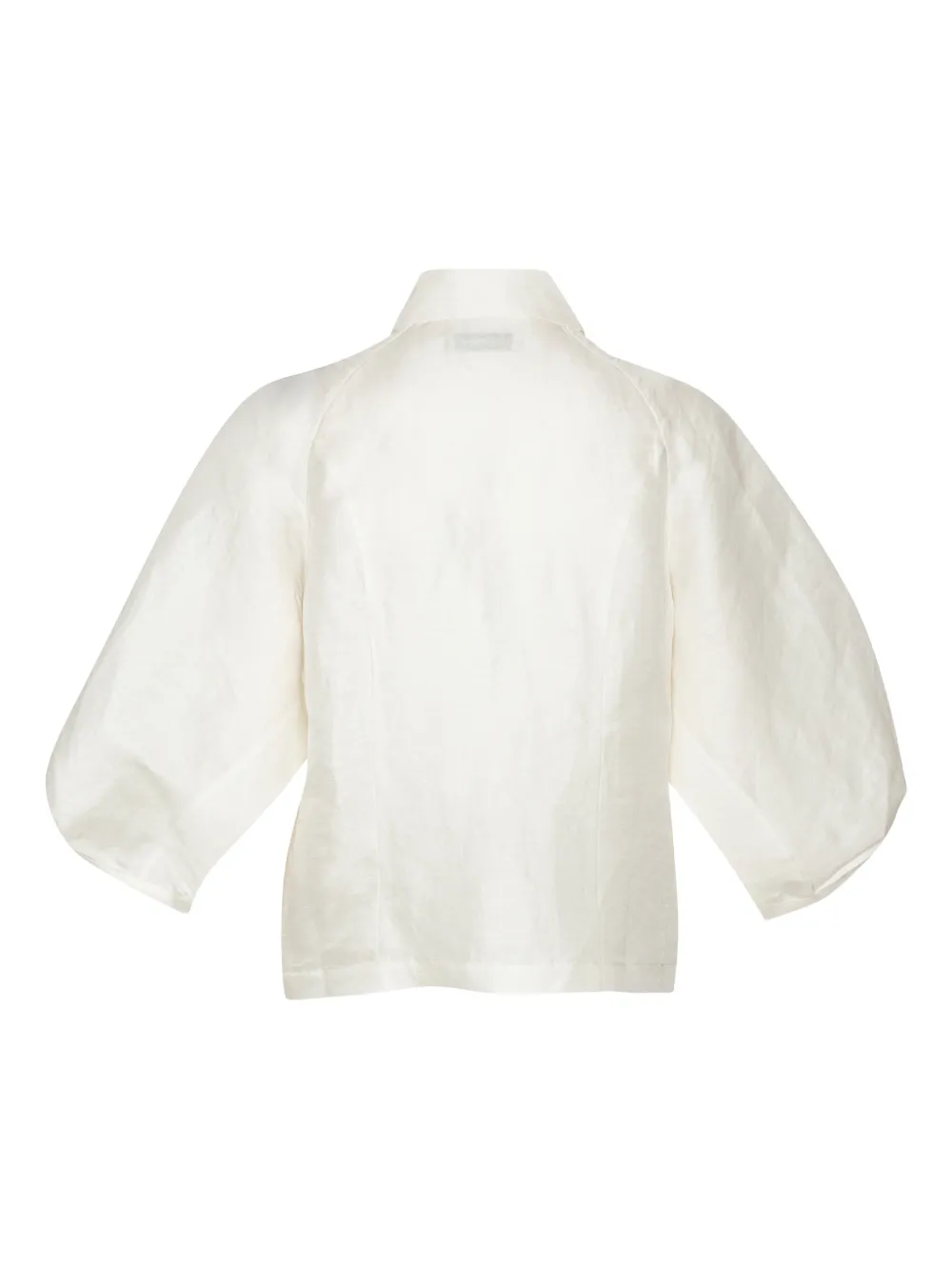 Henrik Vibskov balloon-sleeve shirt - Wit