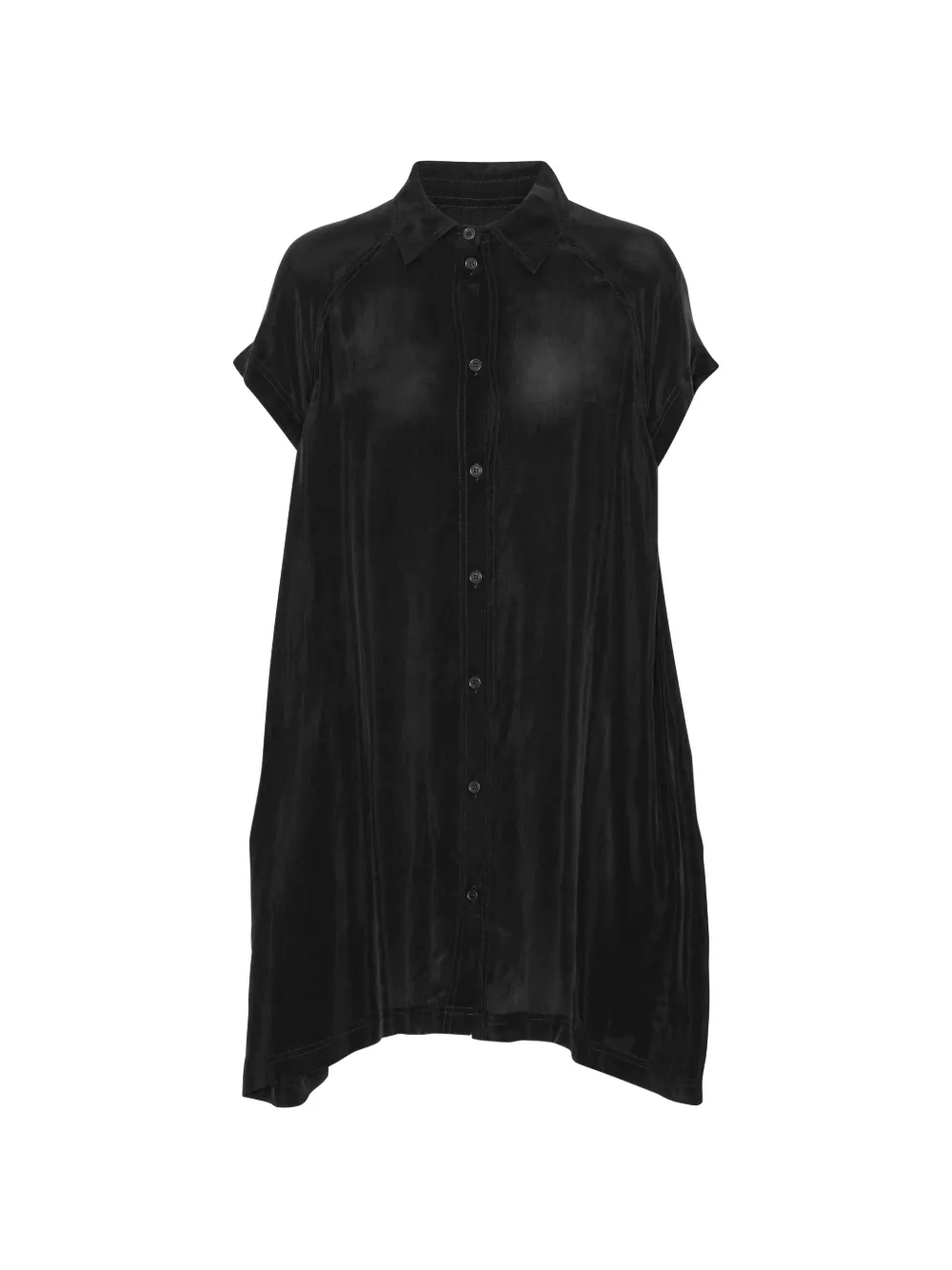 Henrik Vibskov button short-sleeved mini dress - Nero