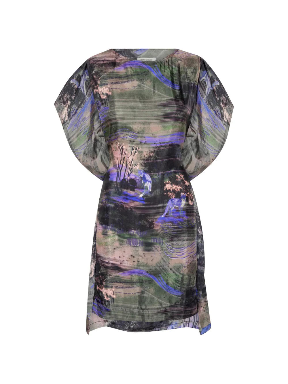 Henrik Vibskov Square mini dress - Verde