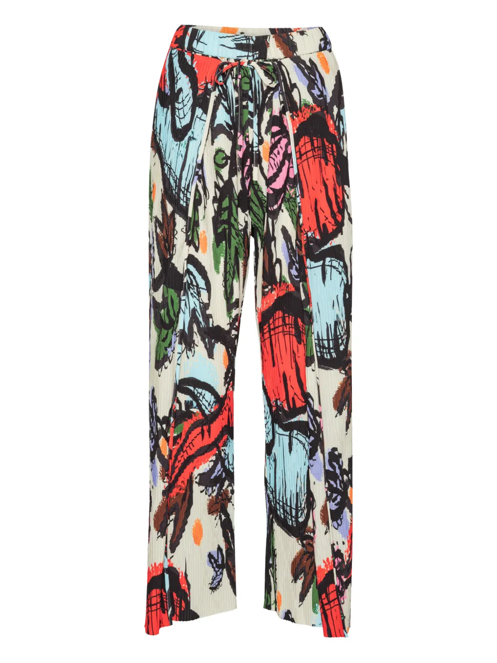 Henrik Vibskov printed pleated trousers - Toni neutri