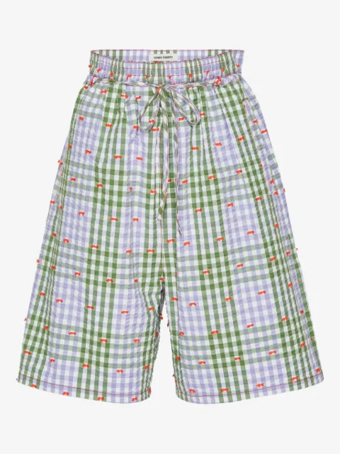 Henrik Vibskov checks tie shorts