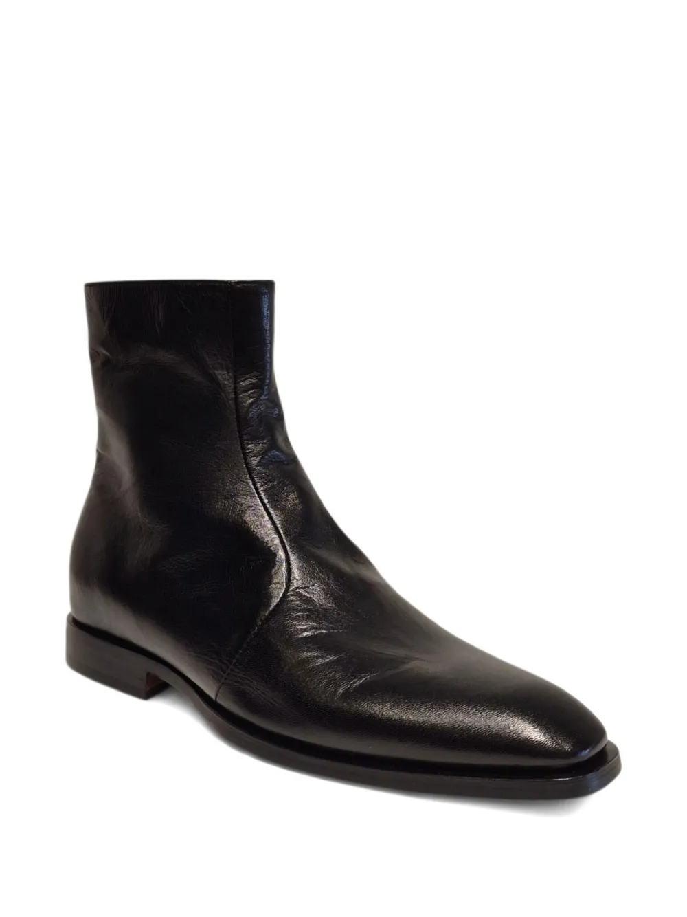 Henderson Baracco Leren enkellaarzen Zwart