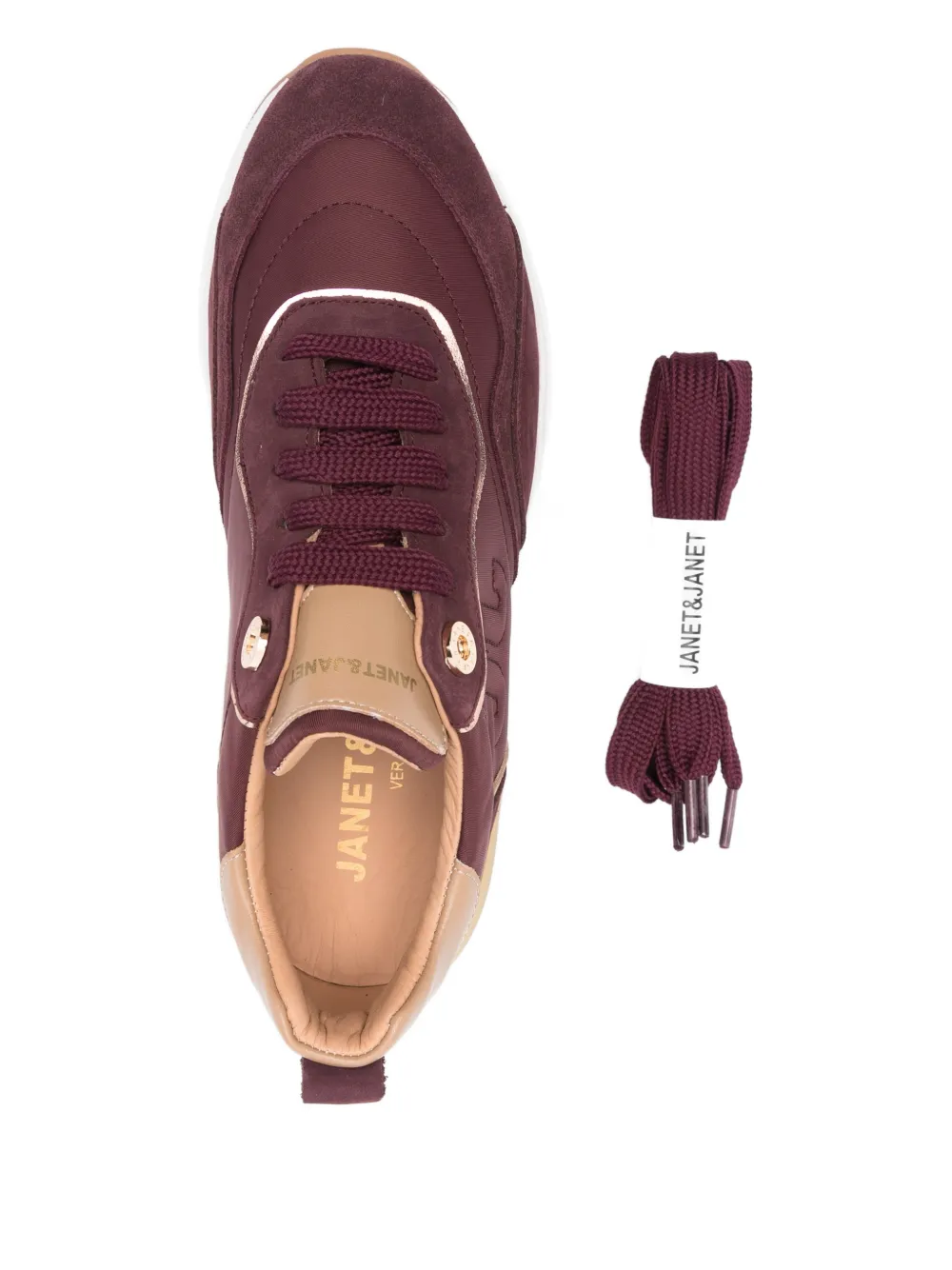 Janet & Janet 50mm Logo-detail Sneakers In Multi