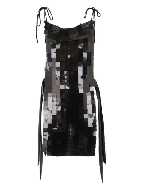 Maria Calderara tie-strap mini dress