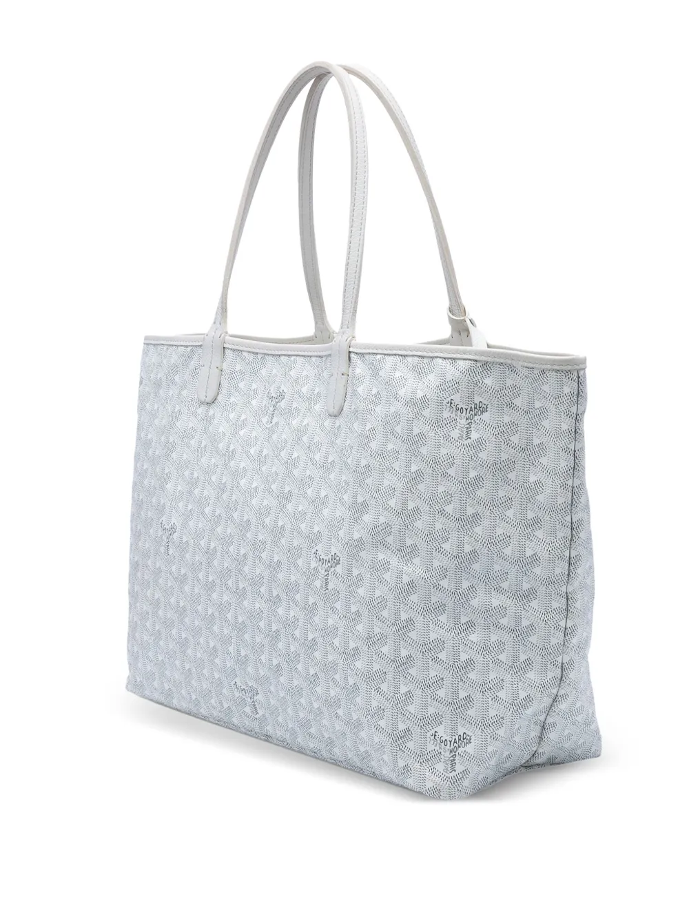 GOYARD Pre-owned 2019 Ine Saint Louis Pm Tote Bag In White