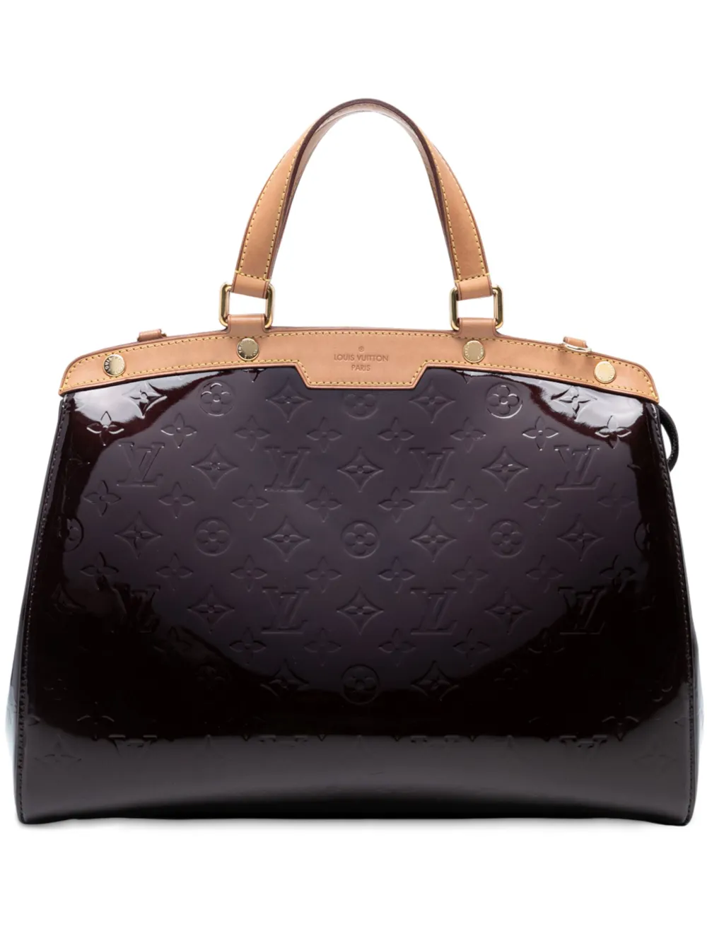 Louis Vuitton Pre-Owned 2012 モノグラム ヴェルニ ブレア GM サッチェルバッグ - パープル