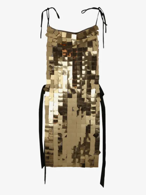 Maria Calderara taffeta mini dress
