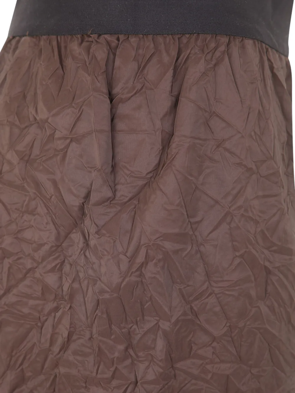 Maria Calderara Wrinkled Trousers In Brown