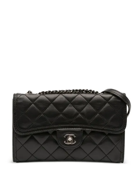 CHANEL Pre-Owned 2013-2014 Small Quilted Lambskin Citizen Zip Flap crossbody bag