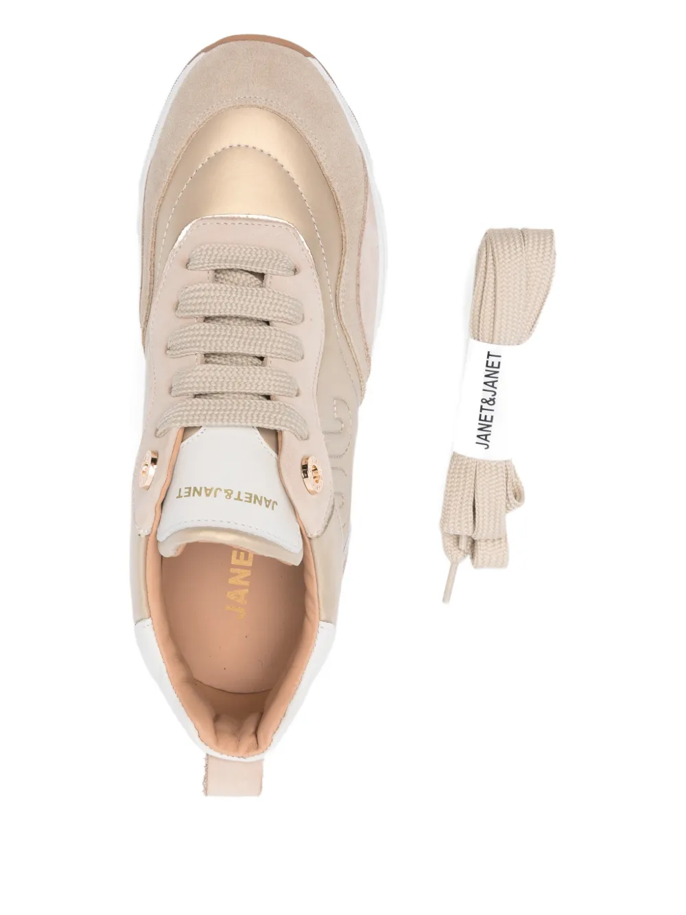 Janet & Janet 50mm Logo-detail Sneakers In Multi