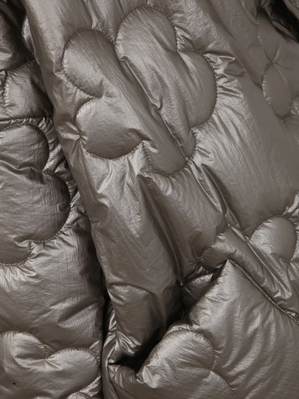 Maria Calderara Padded Wrap Choc Oversized Fluffy Hug In Gray