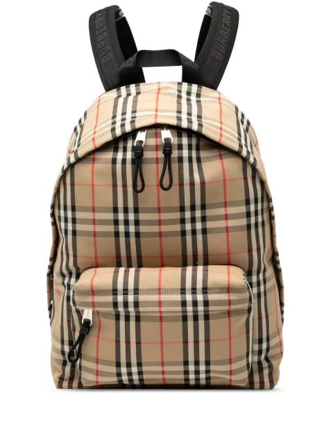 Burberry Pre-Owned mochila House Check Nylon Jett 2018-2025
