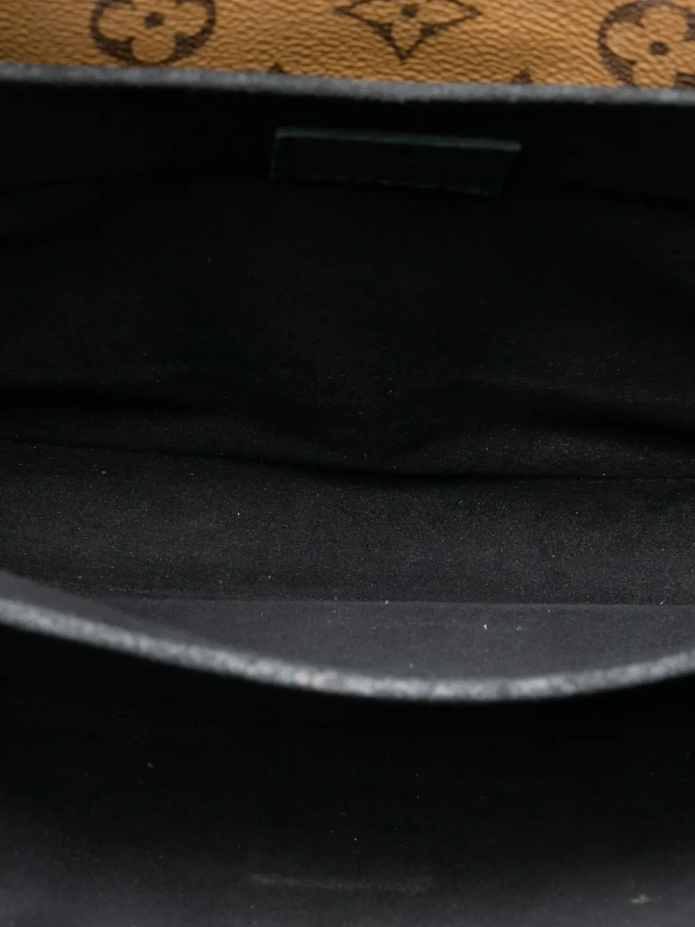 Pre-owned Louis Vuitton 2020 Monogram Reverse Pochette Metis Satchel In Brown