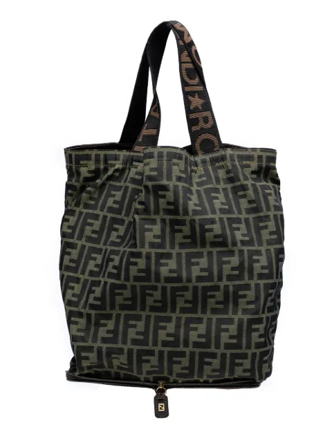 Fendi Pre-Owned 20th Century Zucca Canvas and Nylon Foldable tote bag