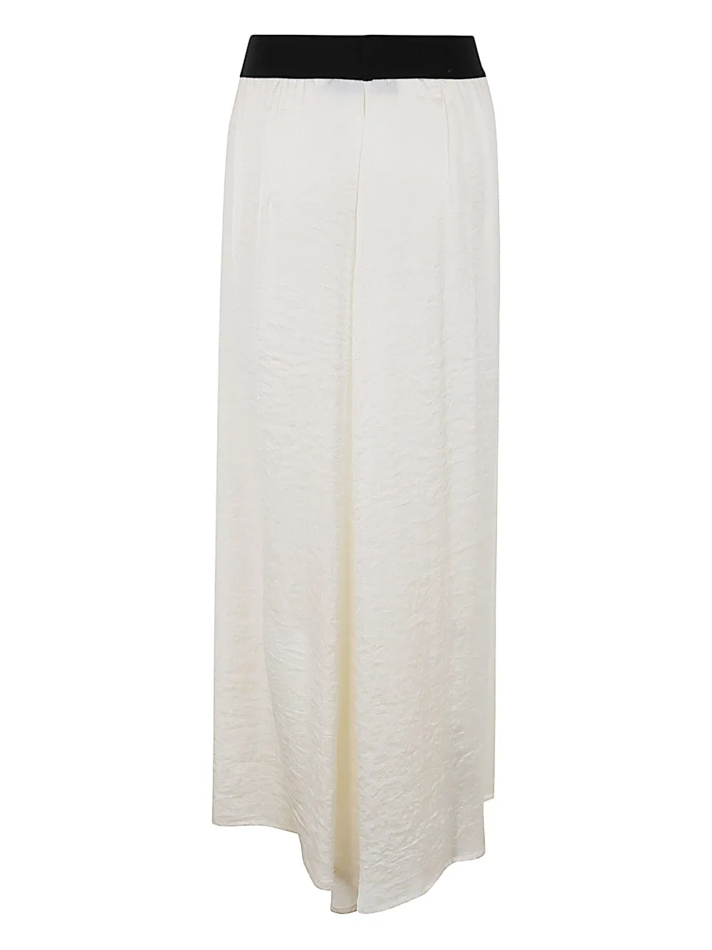 Maria Calderara Broek met contrasterende band - Beige