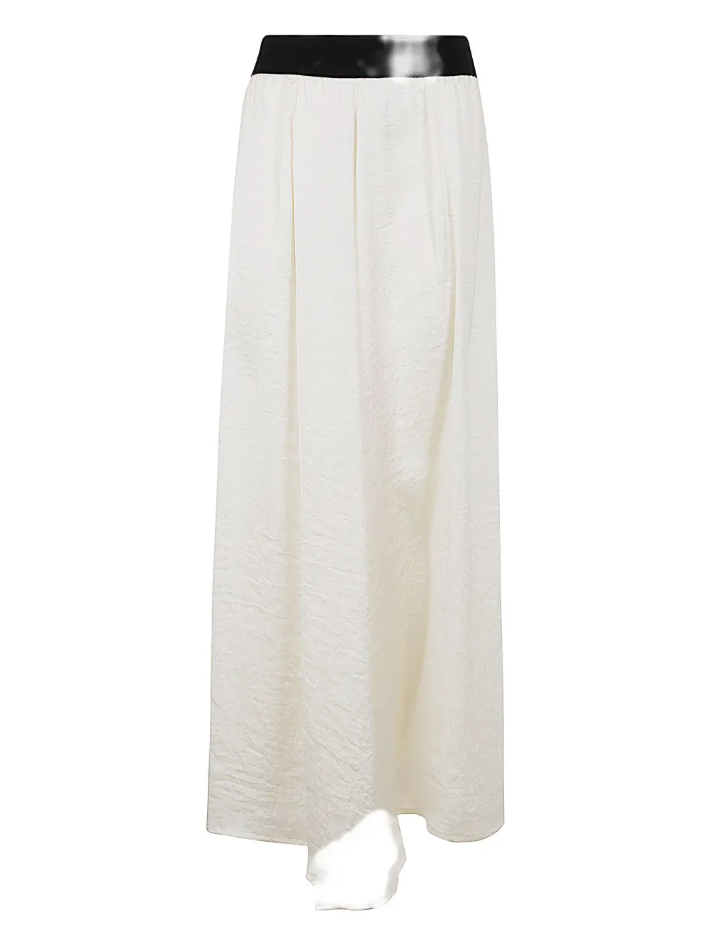 Maria Calderara Contrast-band Trousers In Neutral