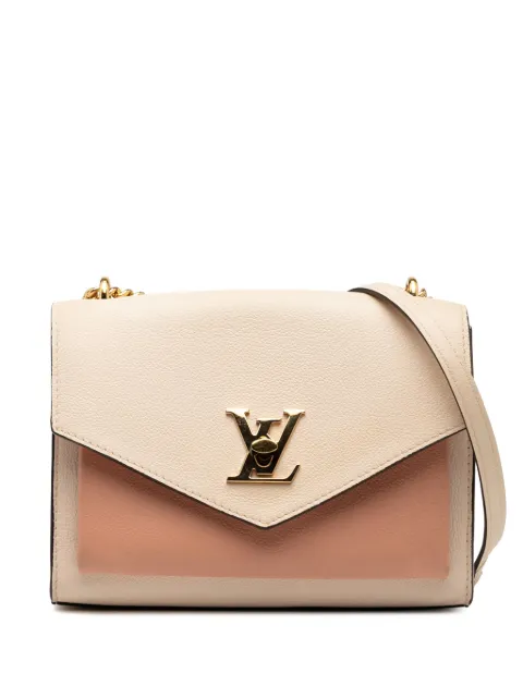 Louis Vuitton Pre-Owned 2018-2021 Bicolor Leather MyLockMe Chain BB crossbody bag