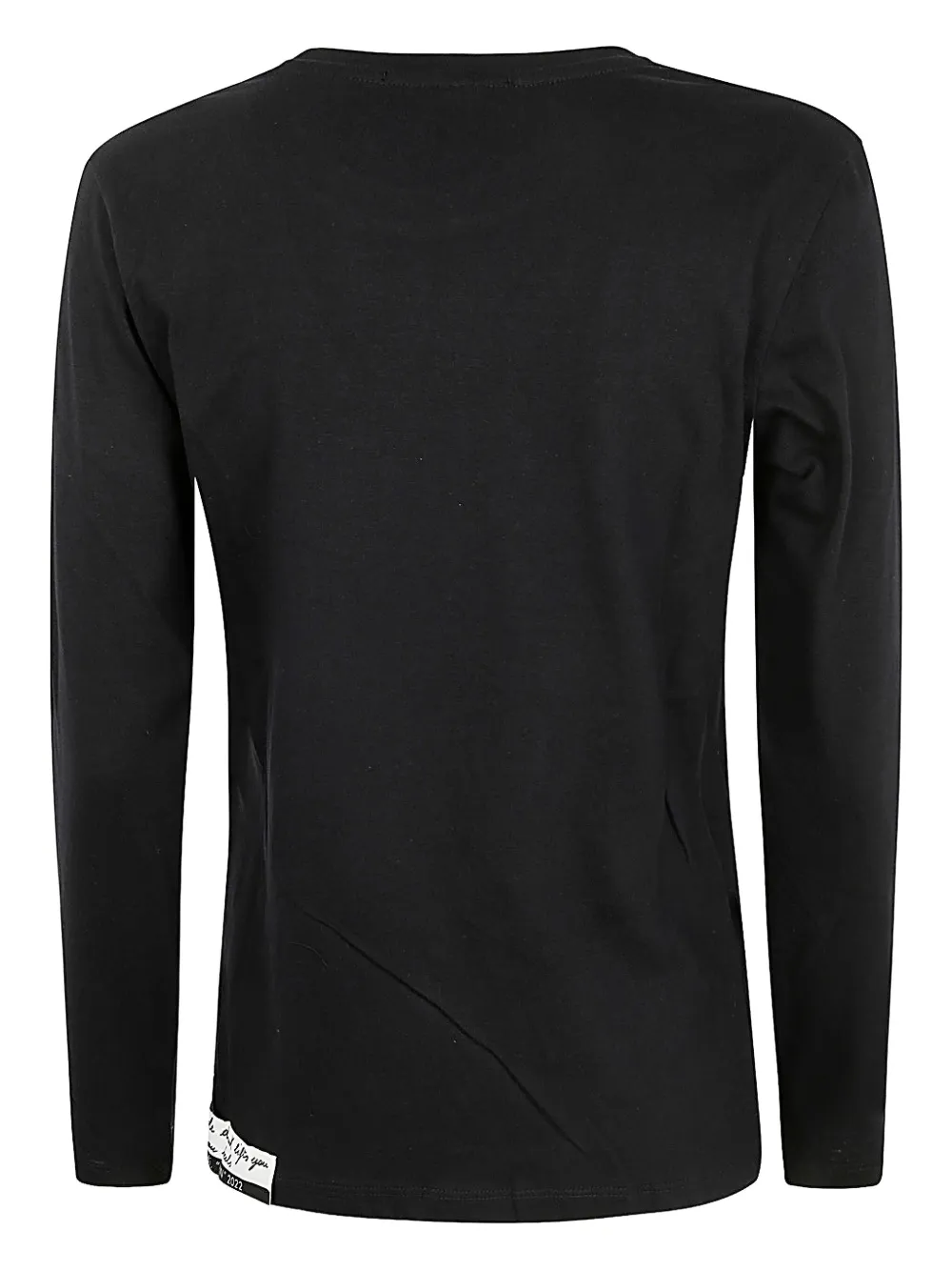 Maria Calderara Appliqué-motif Top In Black