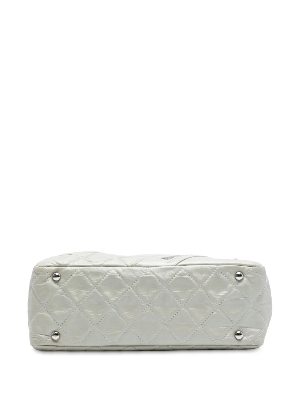 2006-2008 Quilted Aged Calfskin Cotton Club Bowler Bag Shoulder Bag