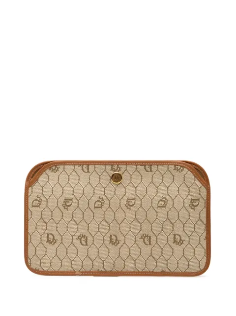 Christian Dior Pre-Owned bolsa de mano Honeycomb de lona del siglo XX