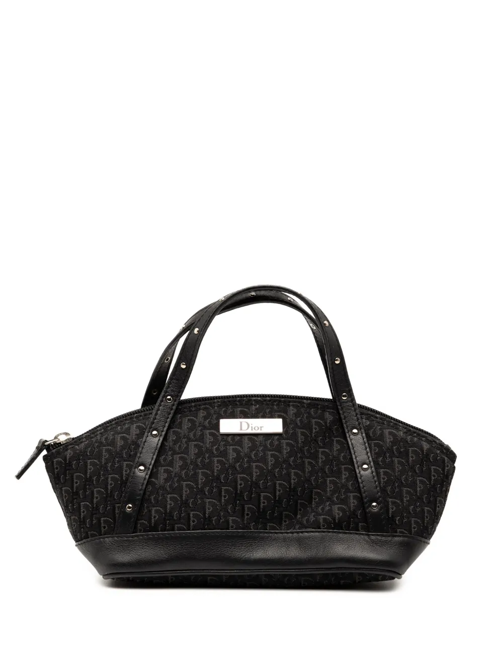 Christian Dior Pre-Owned 2003 ミニ ディオリッシモ トロッター キャンバス ストリートシック ハンドバッグ - Christian Dior Pre-Owned 2003 ミニ ディオリッシモ トロッター キャンバス ストリートシック ハンドバッグ -