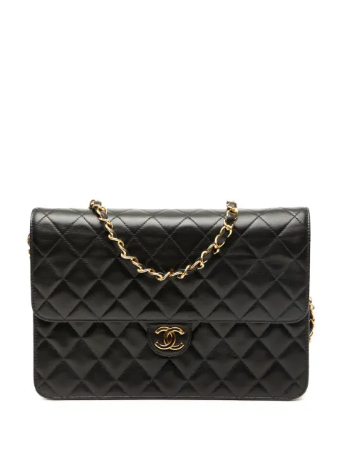 CHANEL Pre-Owned 1996-1997 Medium CC Quilted Lambskin Single Flap shoulder bag