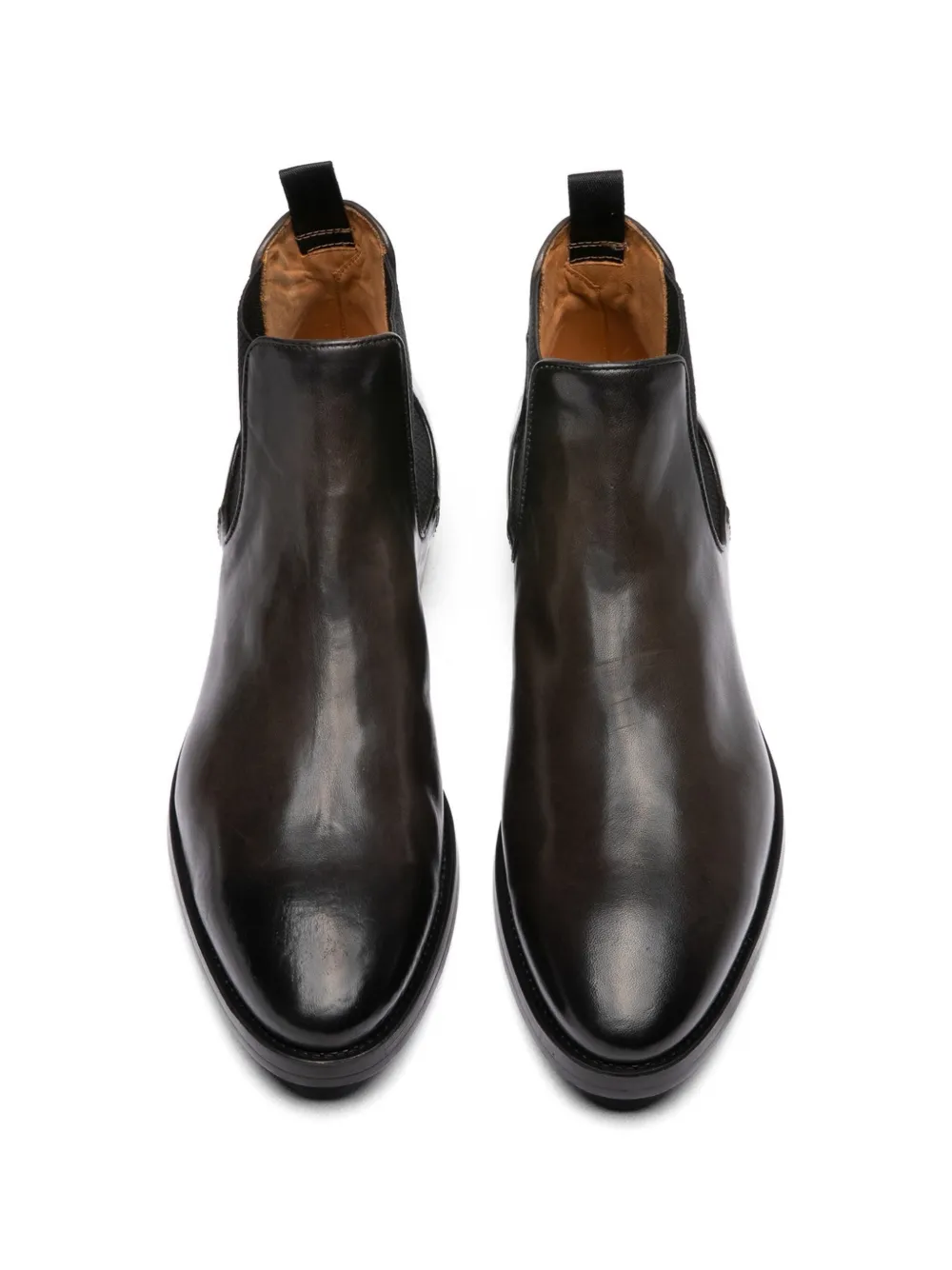 Officine Creative pull-on leather boots Grijs